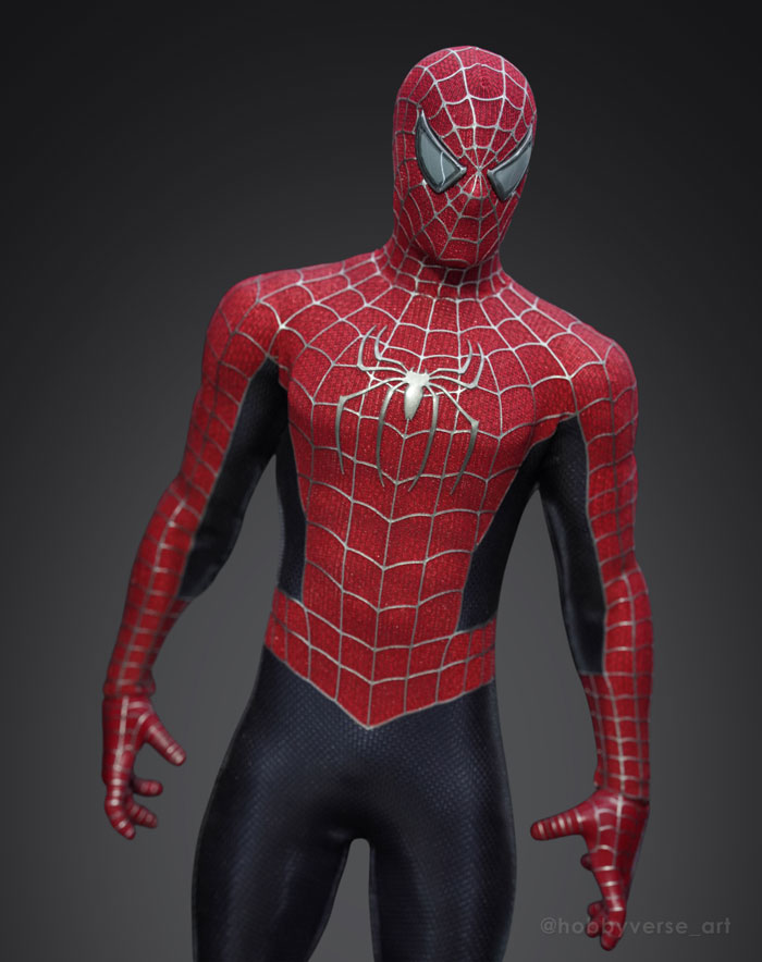 Custom Raimi Red Suit Spider-Man 1/6